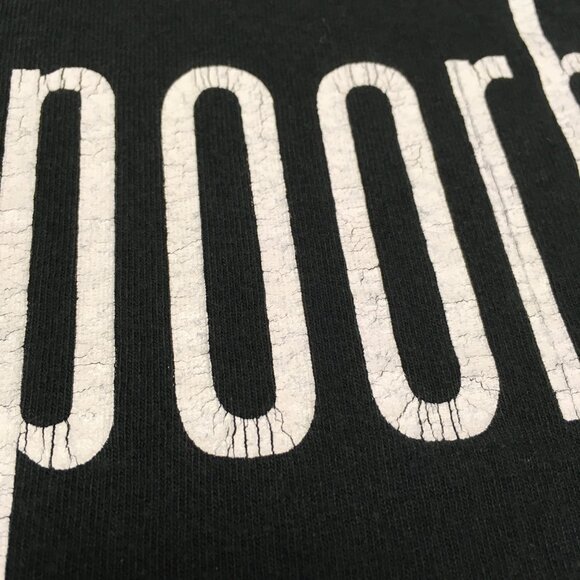 Vintage '92 Mens XL Poor Boys Pardon Me Tee in Black With Single Stitch Hems - Picture 12 of 12